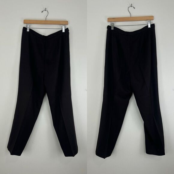 Vintage Bill Blass Wool Brown Pantsuit Classic Fit - Picture 6 of 8